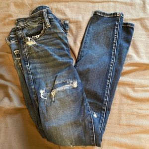 American Eagle high rise jeggings.